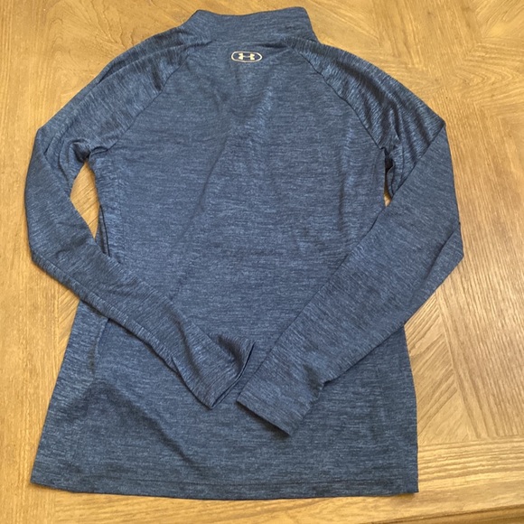 Under Armour Blue Pullover 1/2 Zip Loose Fit Medium - Picture 3 of 3